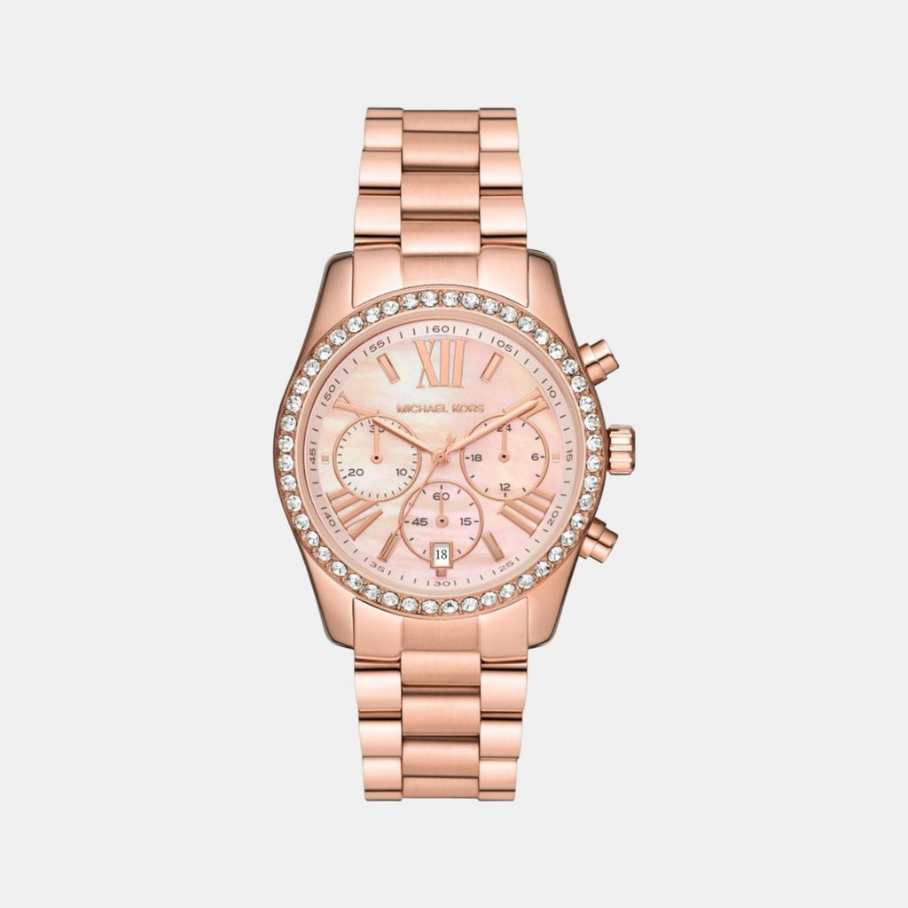 Michael Kors Round Pink Chronograph watch