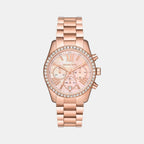 Michael Kors Round Pink Chronograph watch