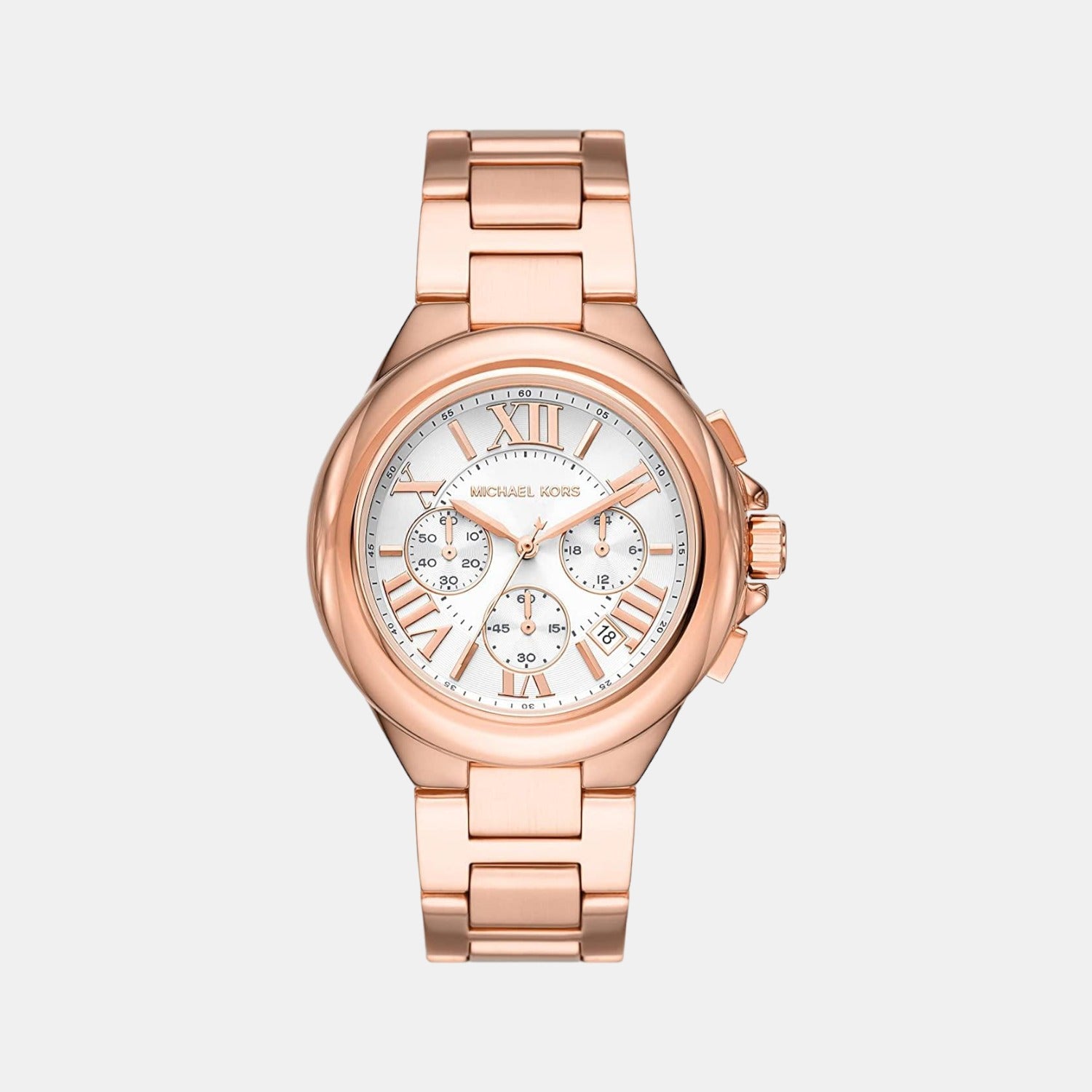 Michael Kors Round Rose Gold Chronograph watch