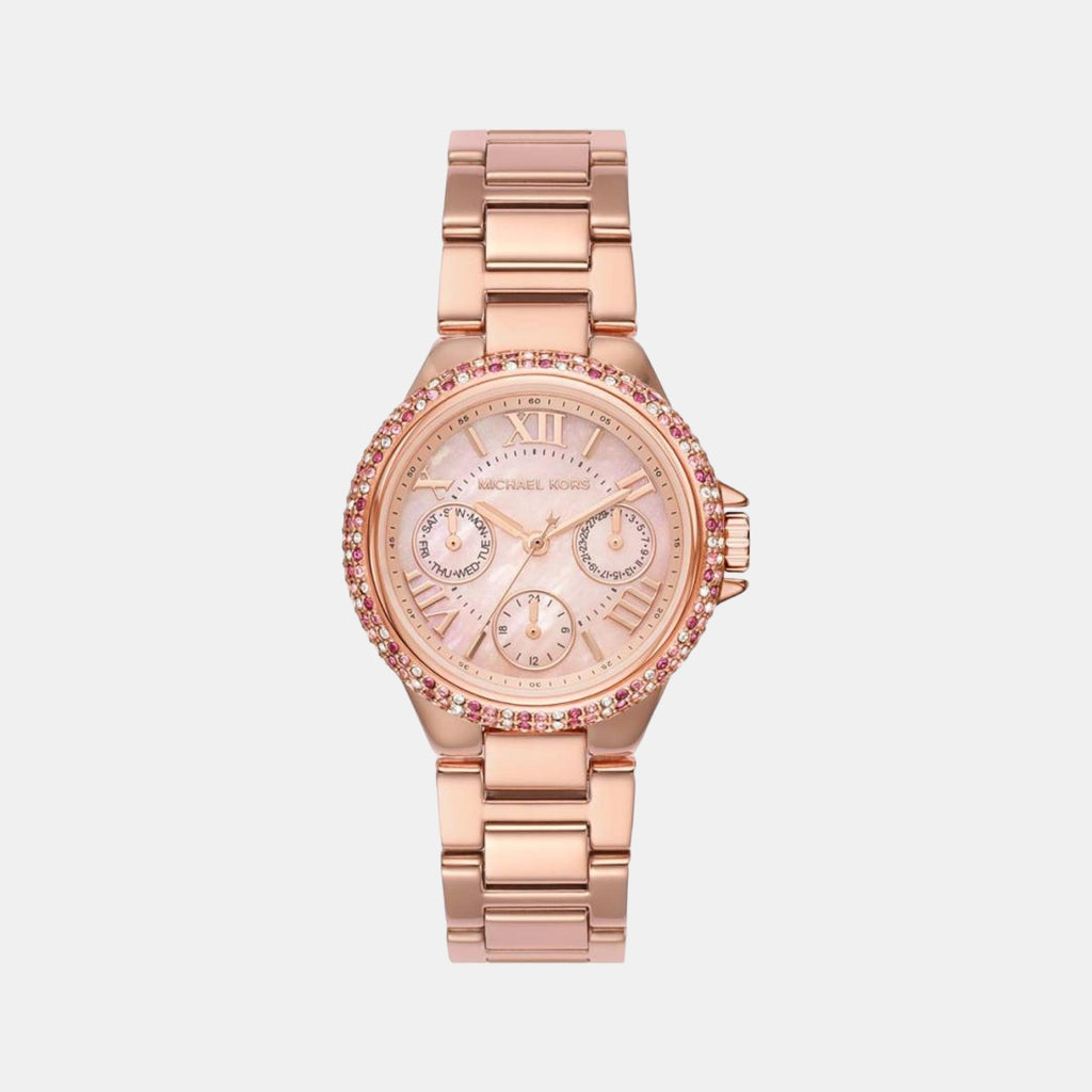 Michael Kors Round Pink Chronograph watch