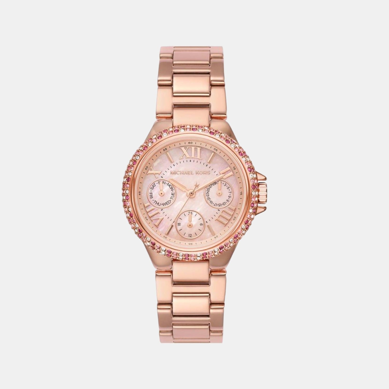 Michael Kors Round Pink Chronograph watch