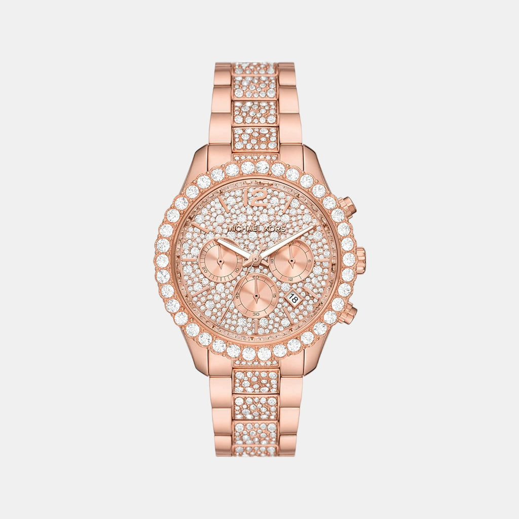 Michael Kors Round Rose Gold Chronograph watch