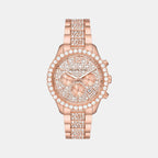 Michael Kors Round Rose Gold Chronograph watch