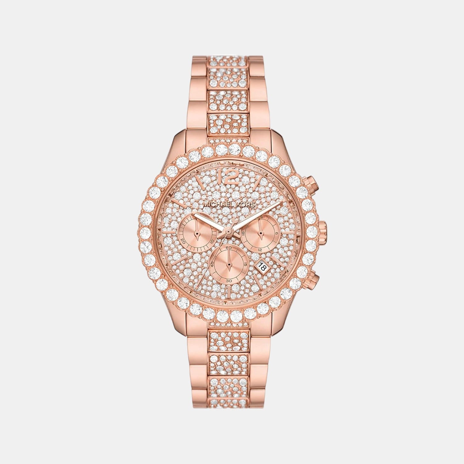Michael Kors Round Rose Gold Chronograph watch