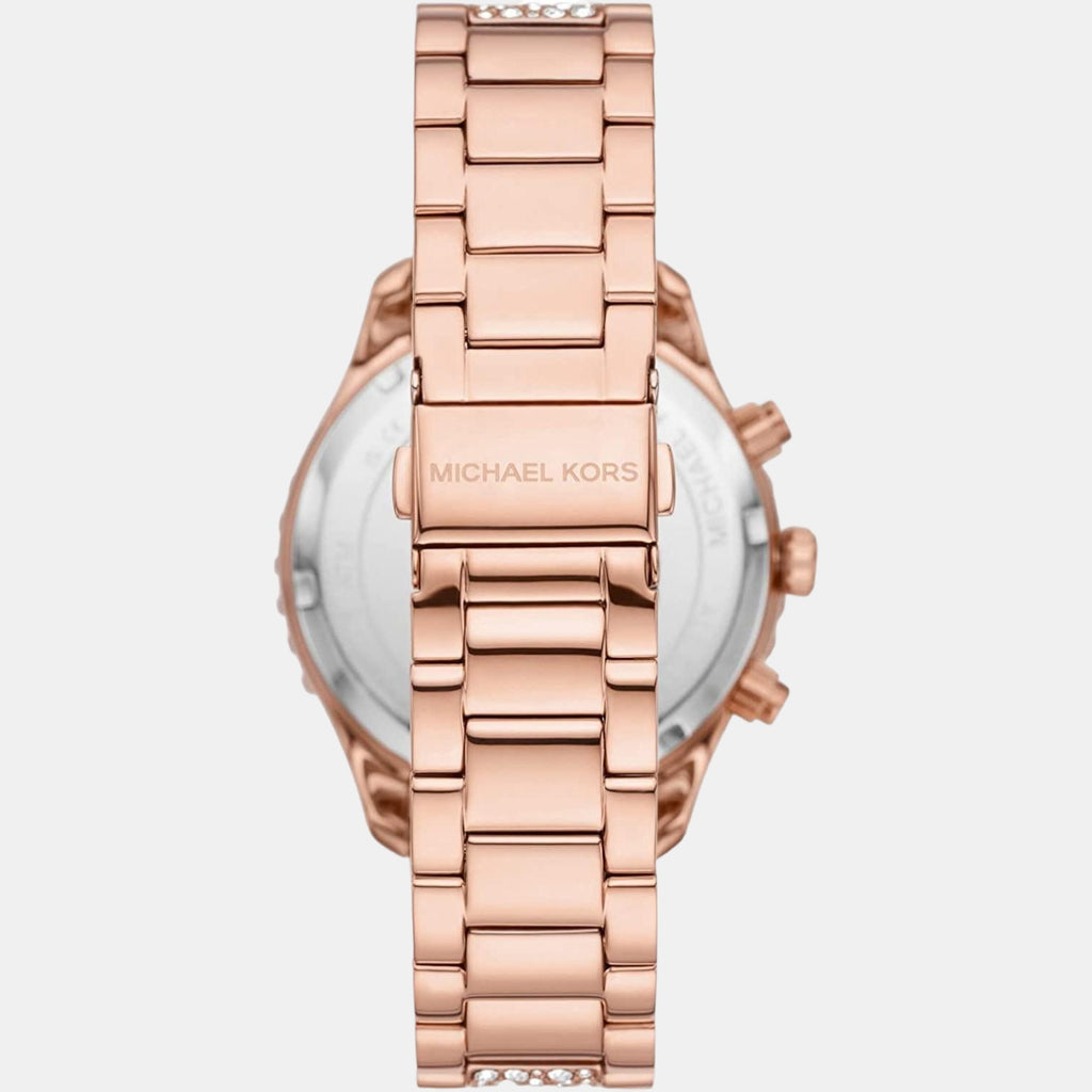 Michael Kors Women Round Rose Gold watch