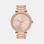 Michael Kors Round Rose Gold Analog watch