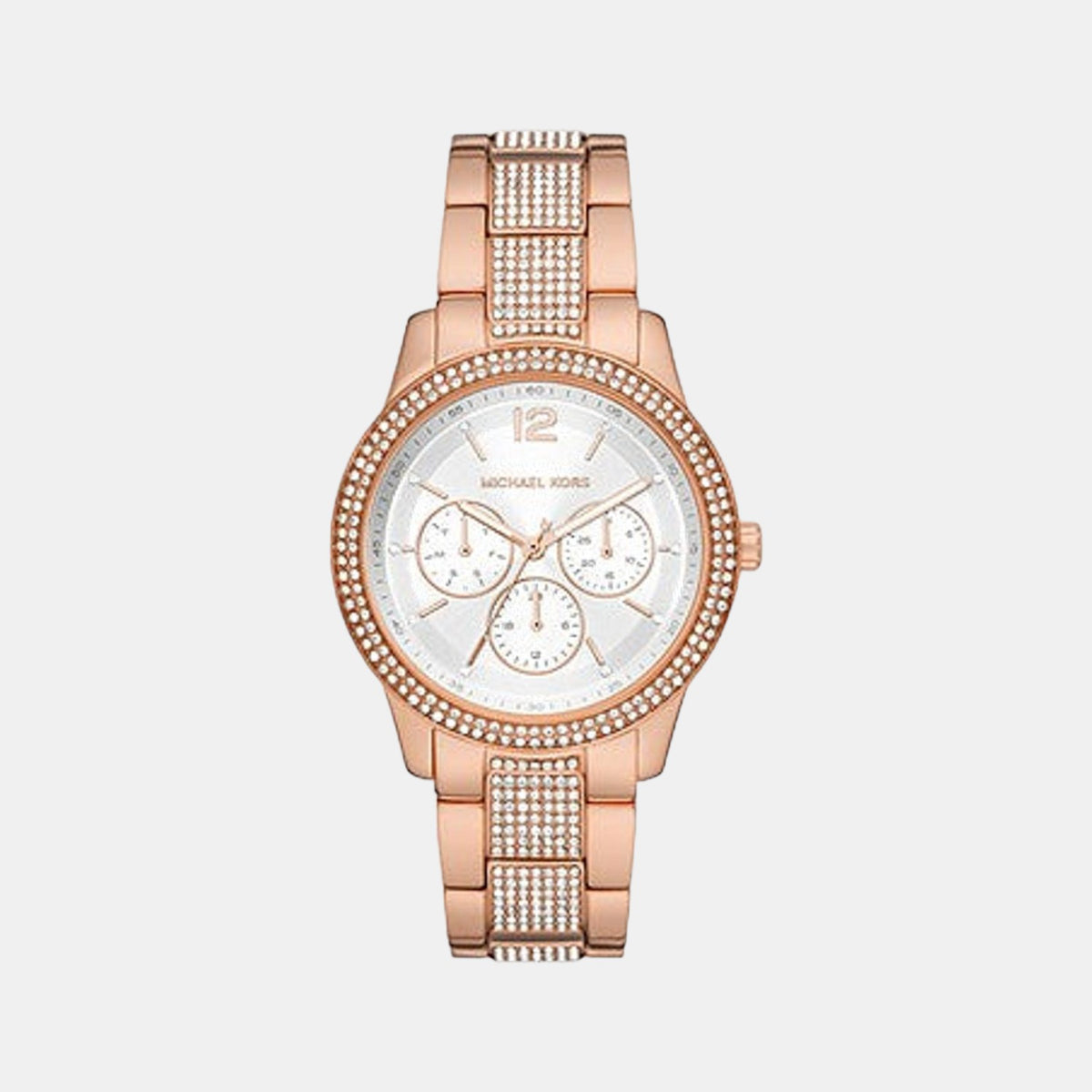 Michael Kors Round White Multi-Function watch