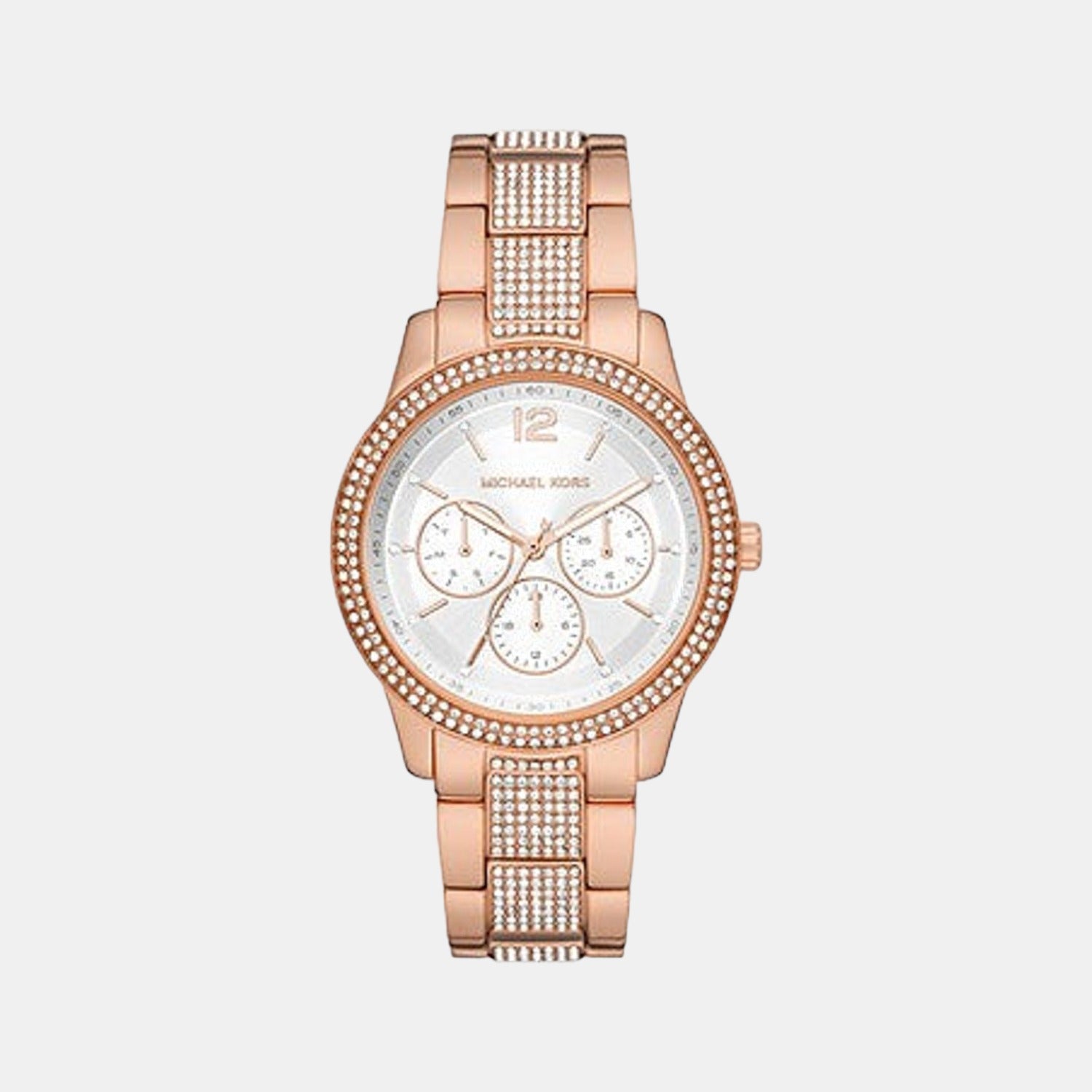 Michael Kors Round White Multi-Function watch