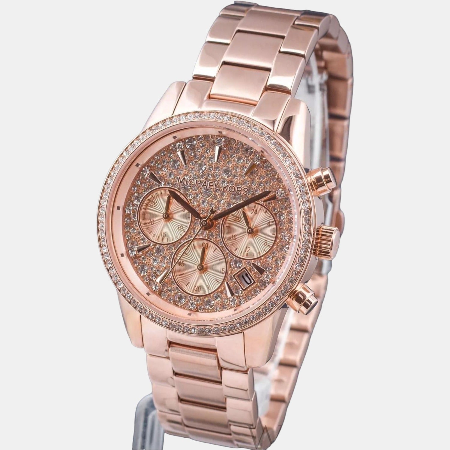 Michael Kors Female Rose Gold Analog Stainless Steel Watch