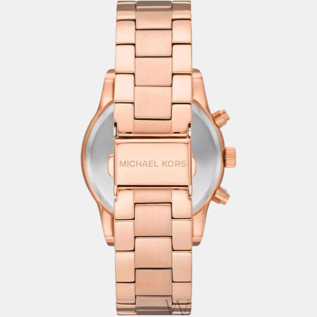 Michael Kors Women Round Rose Gold watch