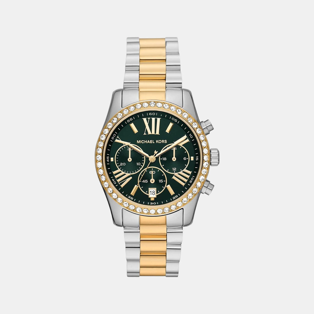 Michael Kors Round Green Chronograph watch