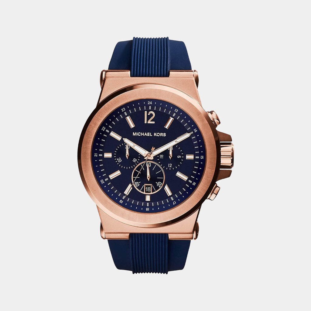 Michael Kors Round Blue Chronograph watch