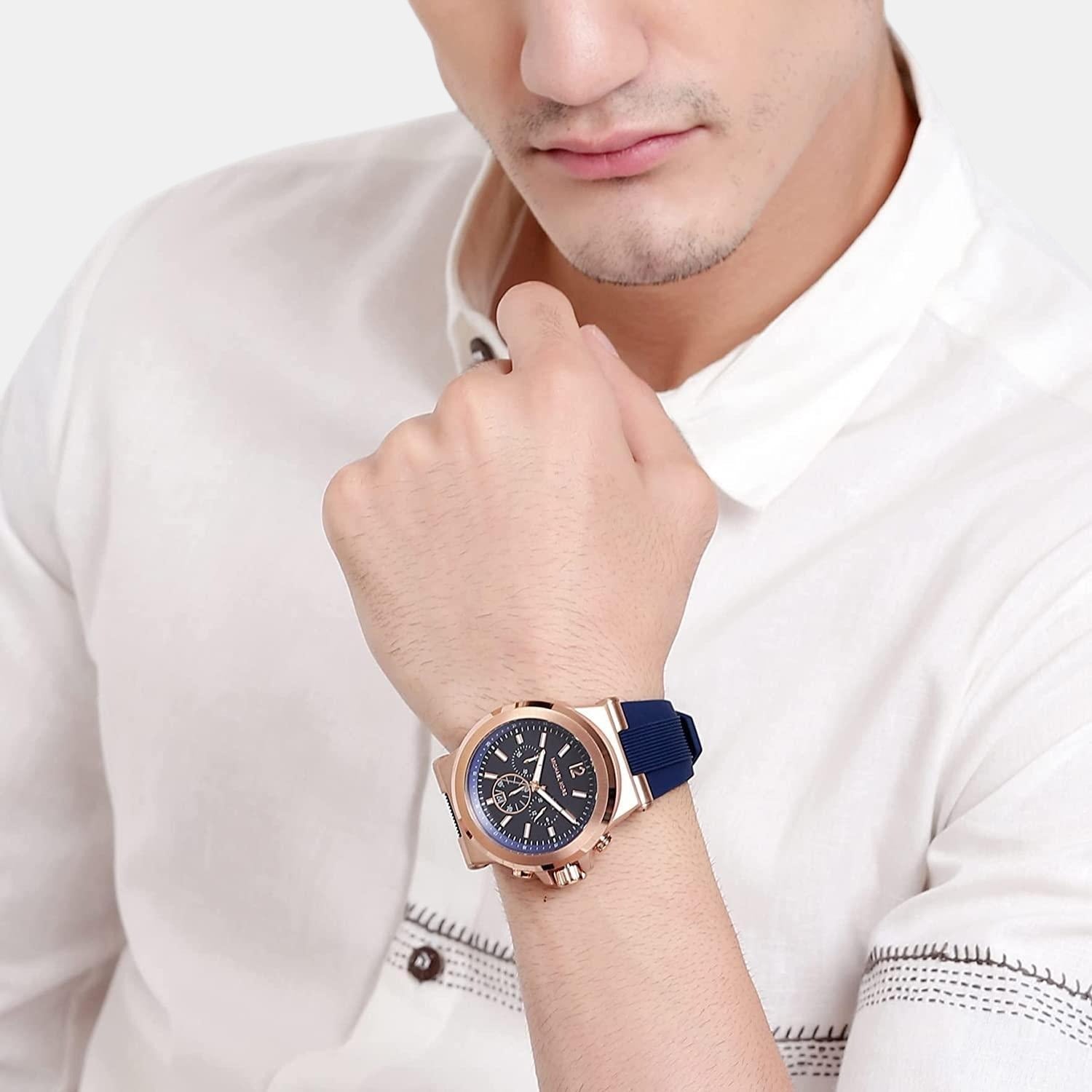 Michael Kors Silicone Blue watch