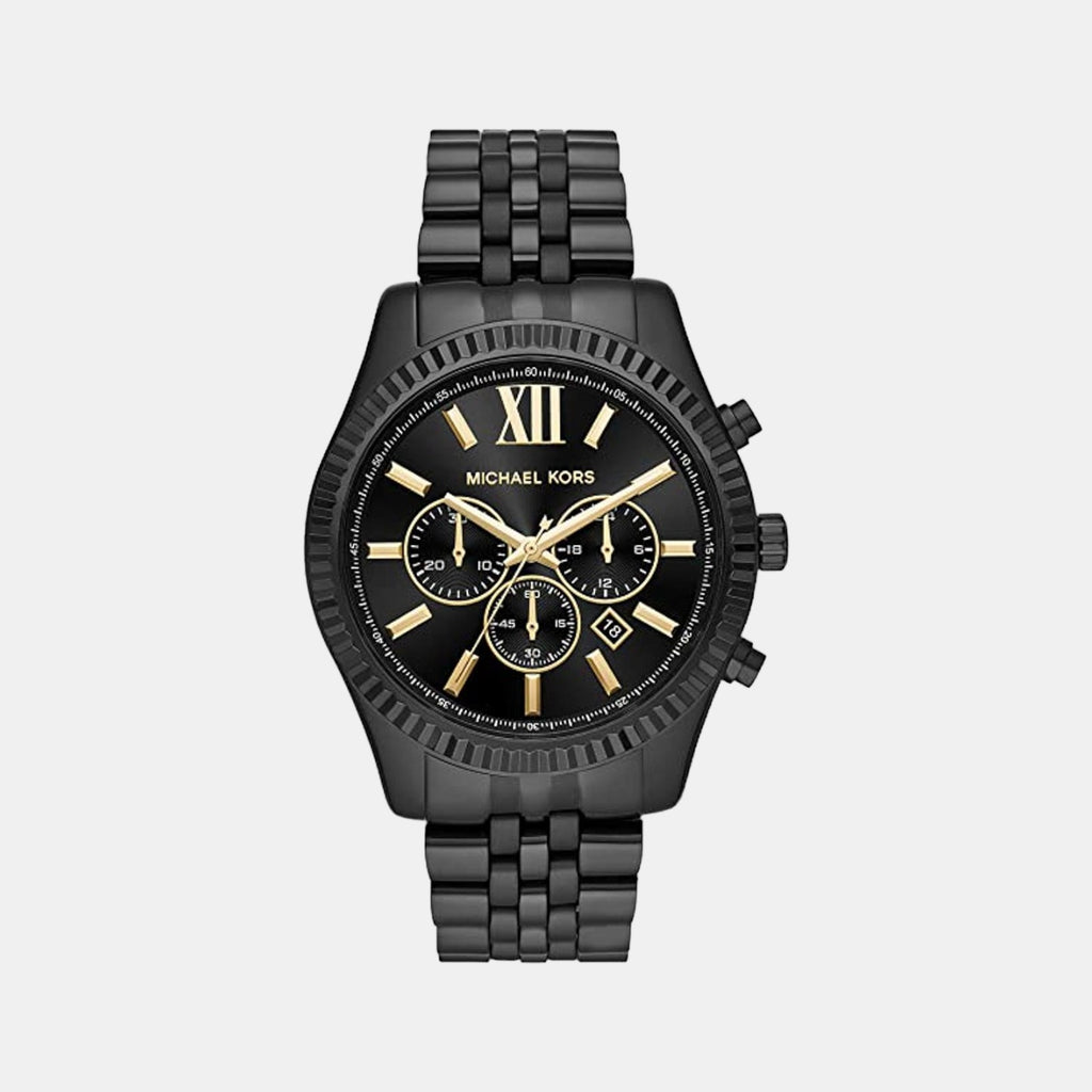 Michael Kors Round Black Chronograph watch