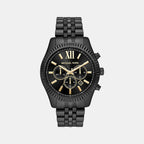 Michael Kors Round Black Chronograph watch