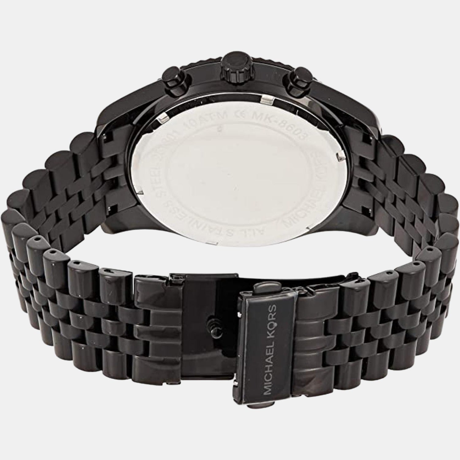 Michael Kors Men Round Black watch