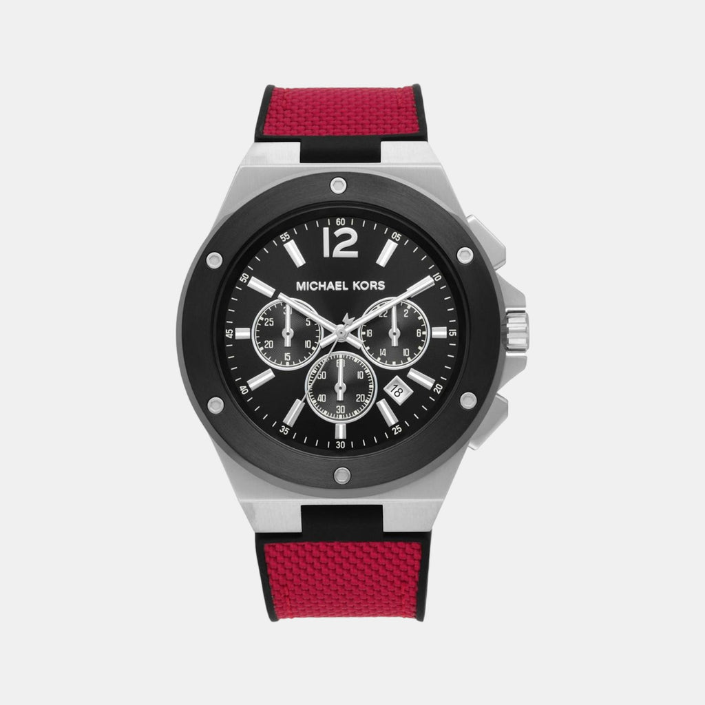 Michael Kors Round Black Chronograph watch