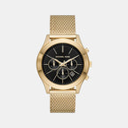 Michael Kors Round Black Chronograph watch