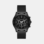 Michael Kors Round Black Chronograph watch