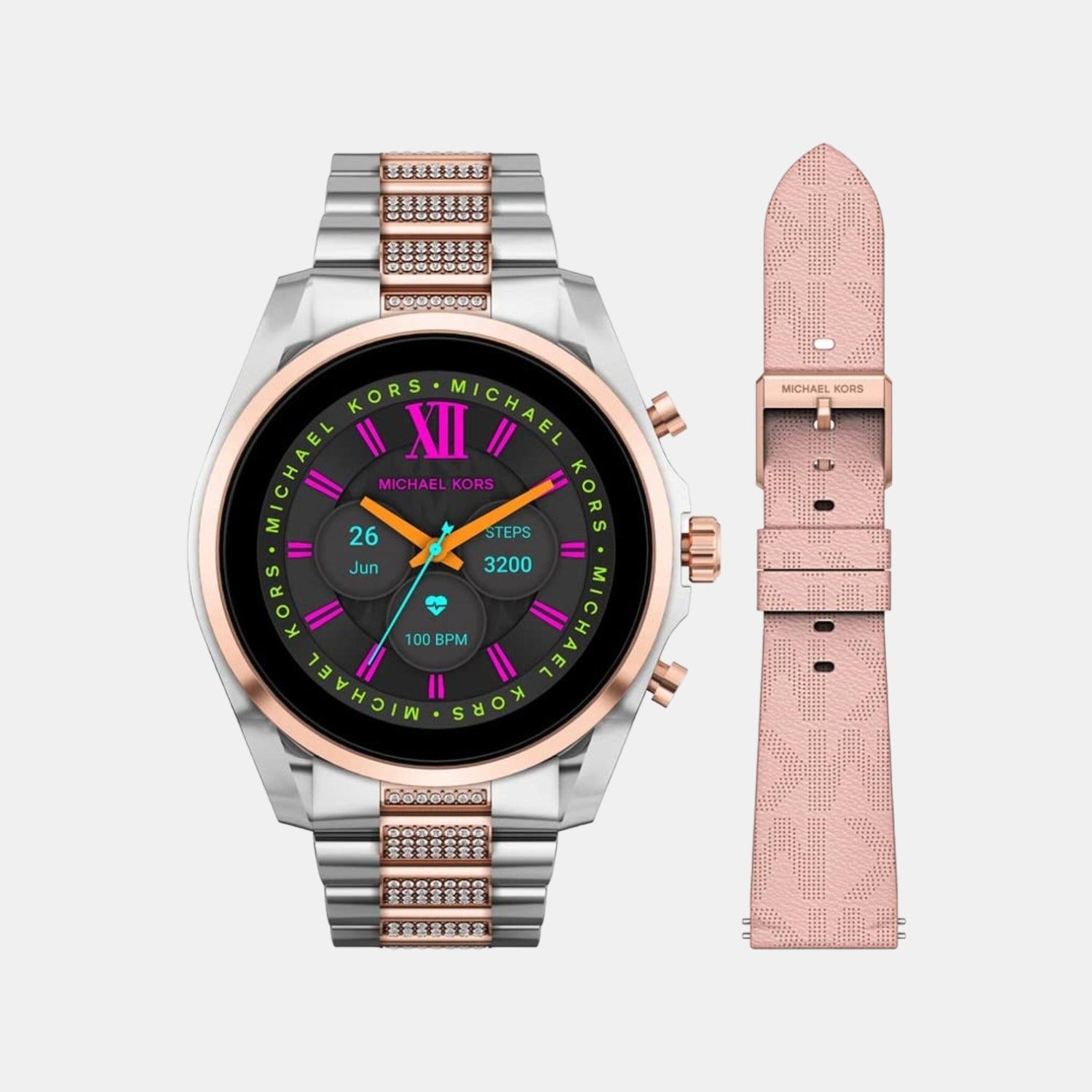Michael Kors Round Two Tone Digital watch
