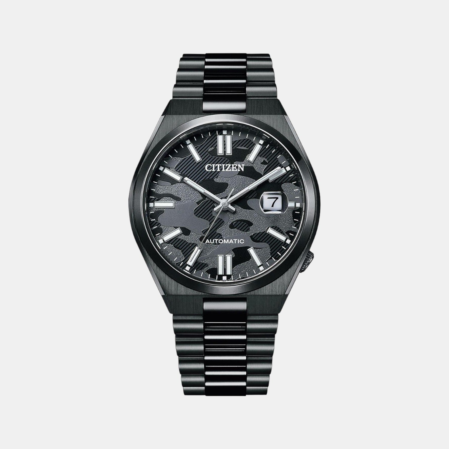 Male Black Analog Stainless Steel Watch NJ0155-87E