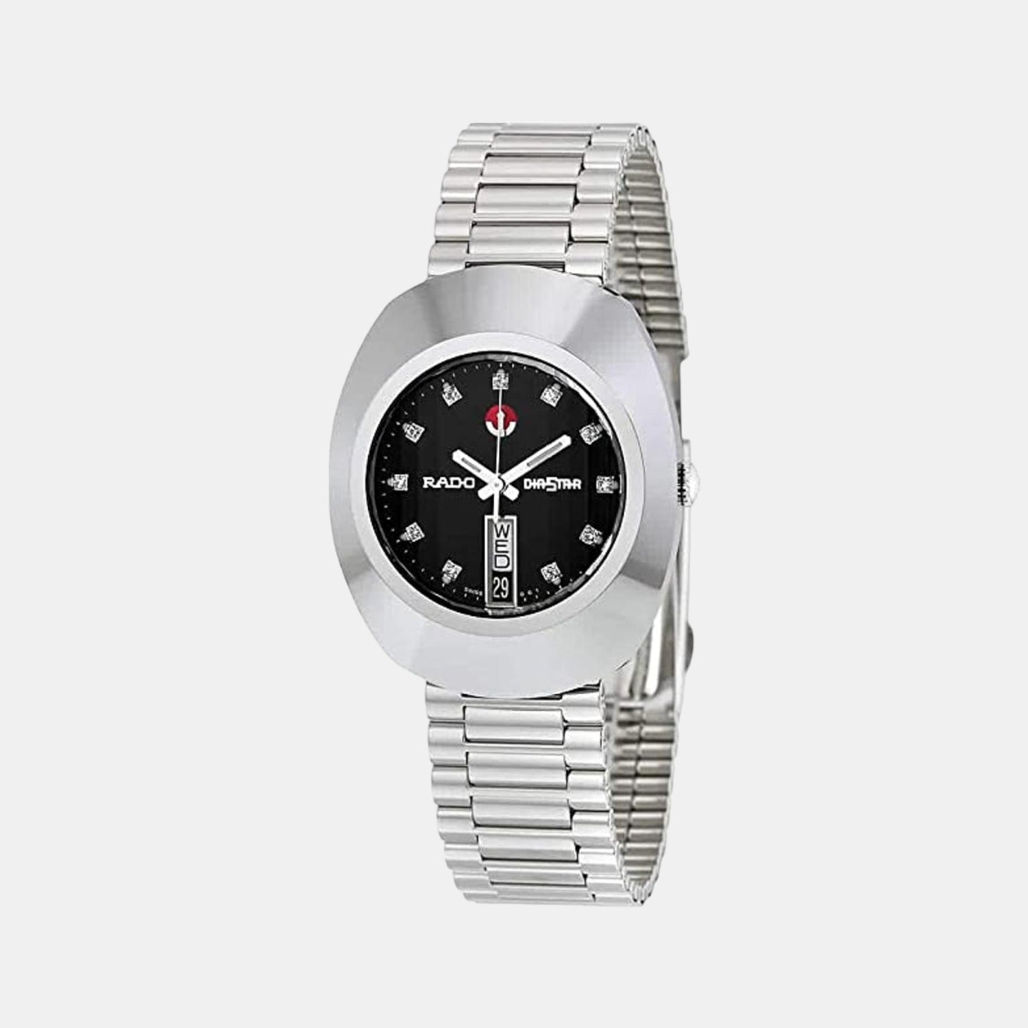 Rado black and silver on sale watch