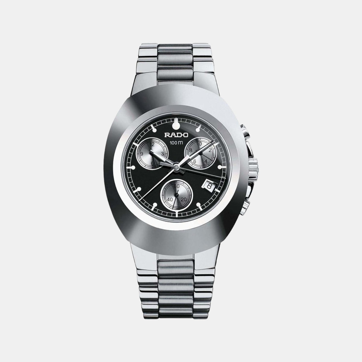 Rado Oval Black Chronograph watch
