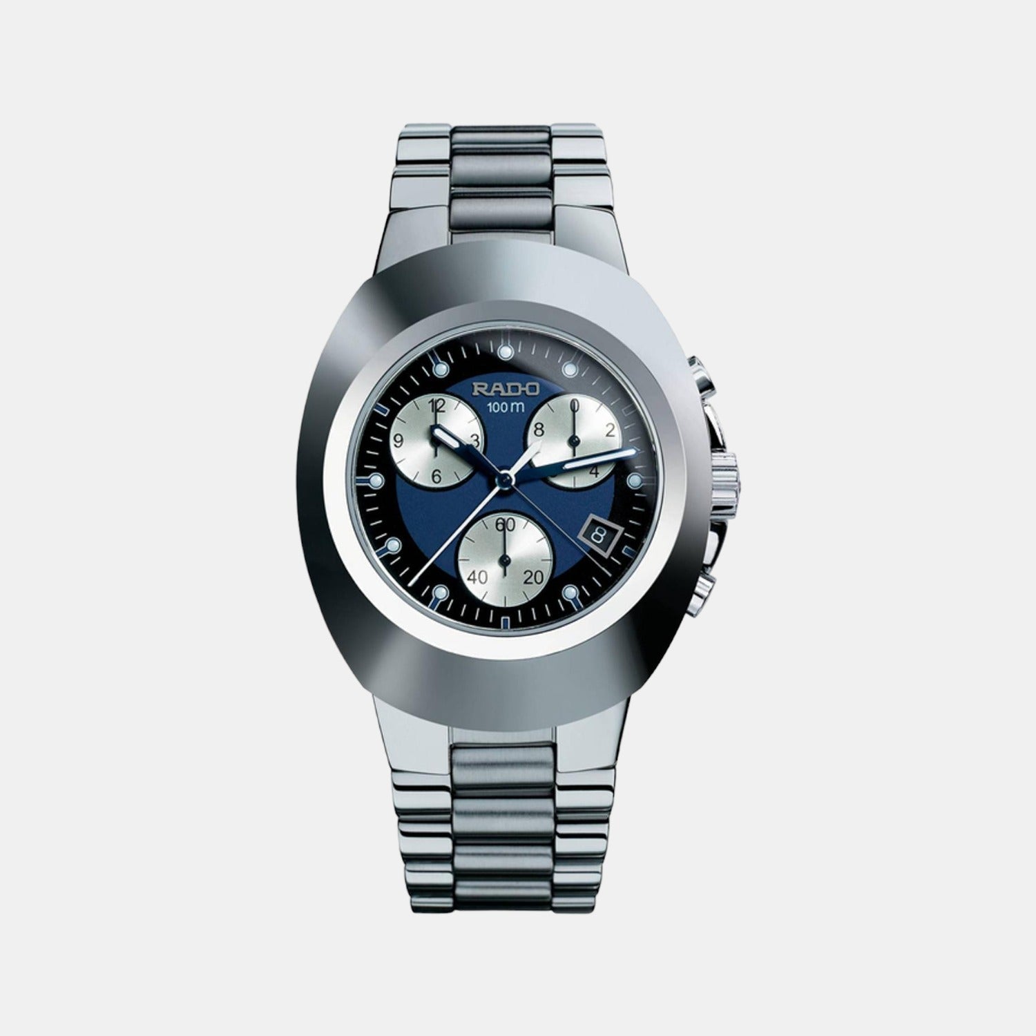 Rado Oval Blue Chronograph watch