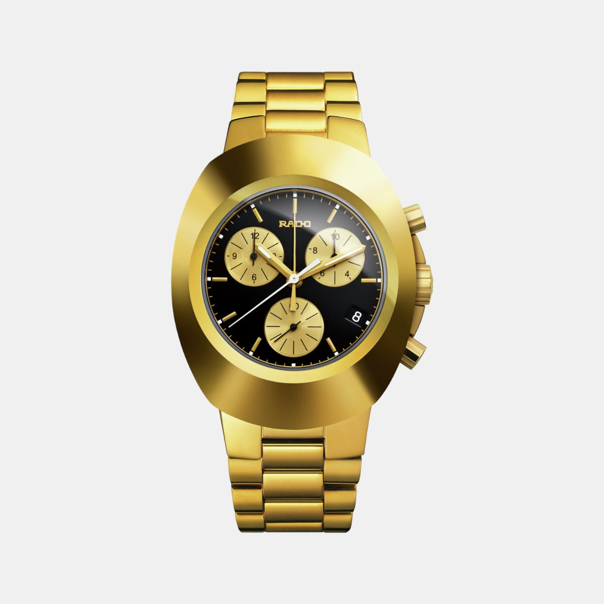 Rado Oval Black Chronograph watch
