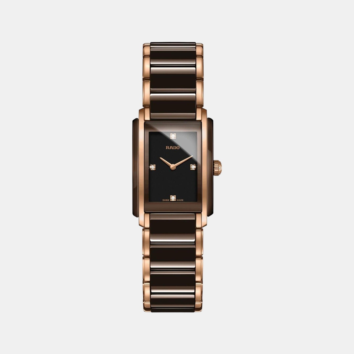 Rado Rectangular Brown Analog watch