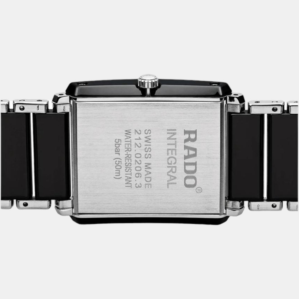 Rado Unisex Rectangular Black watch