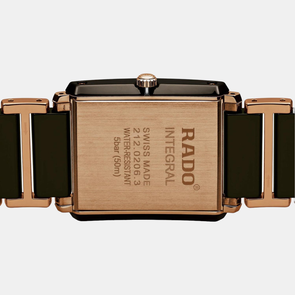 Rado Unisex Rectangular Black watch