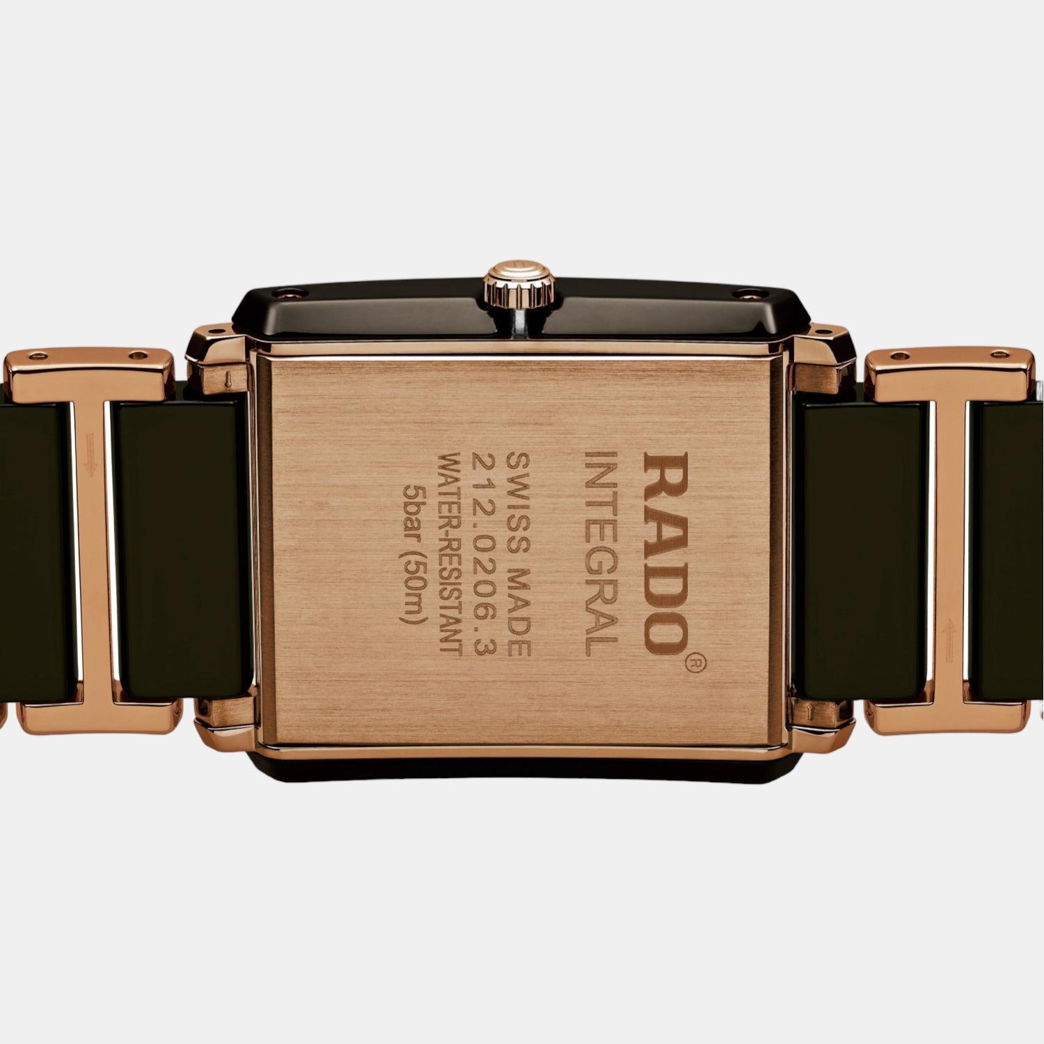 Rado Unisex Rectangular Black watch