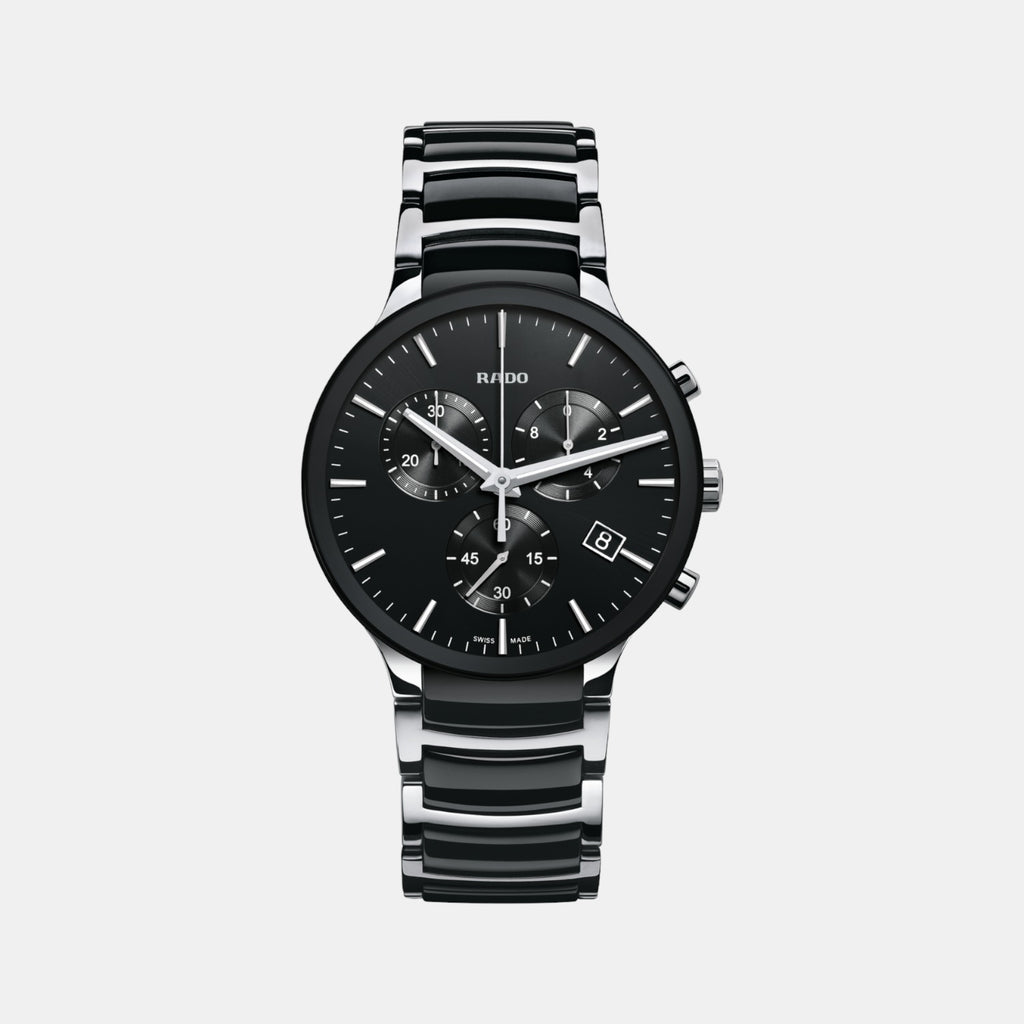 Rado Round Black Chronograph watch