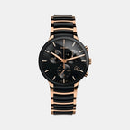 Rado Round Black Chronograph watch