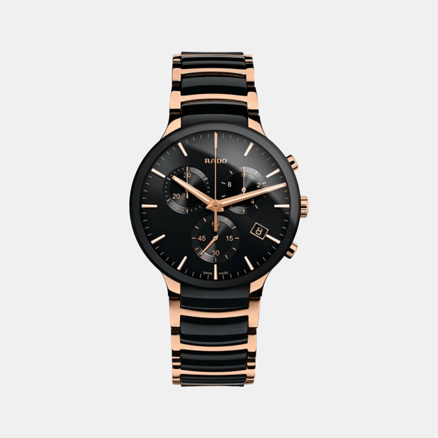Rado Round Black Chronograph watch