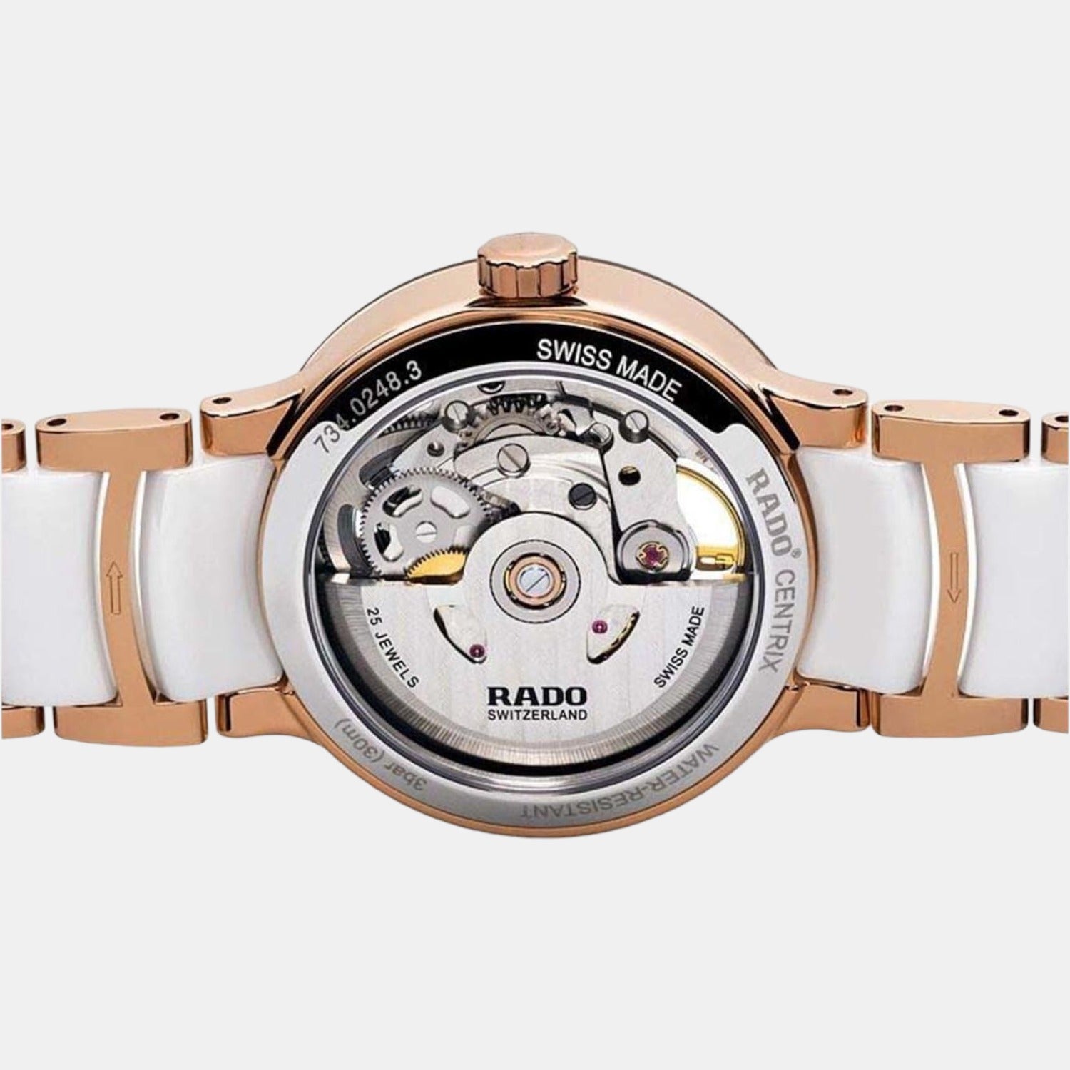 rado-stainless-steel-white-analog-female-watch-r30248902