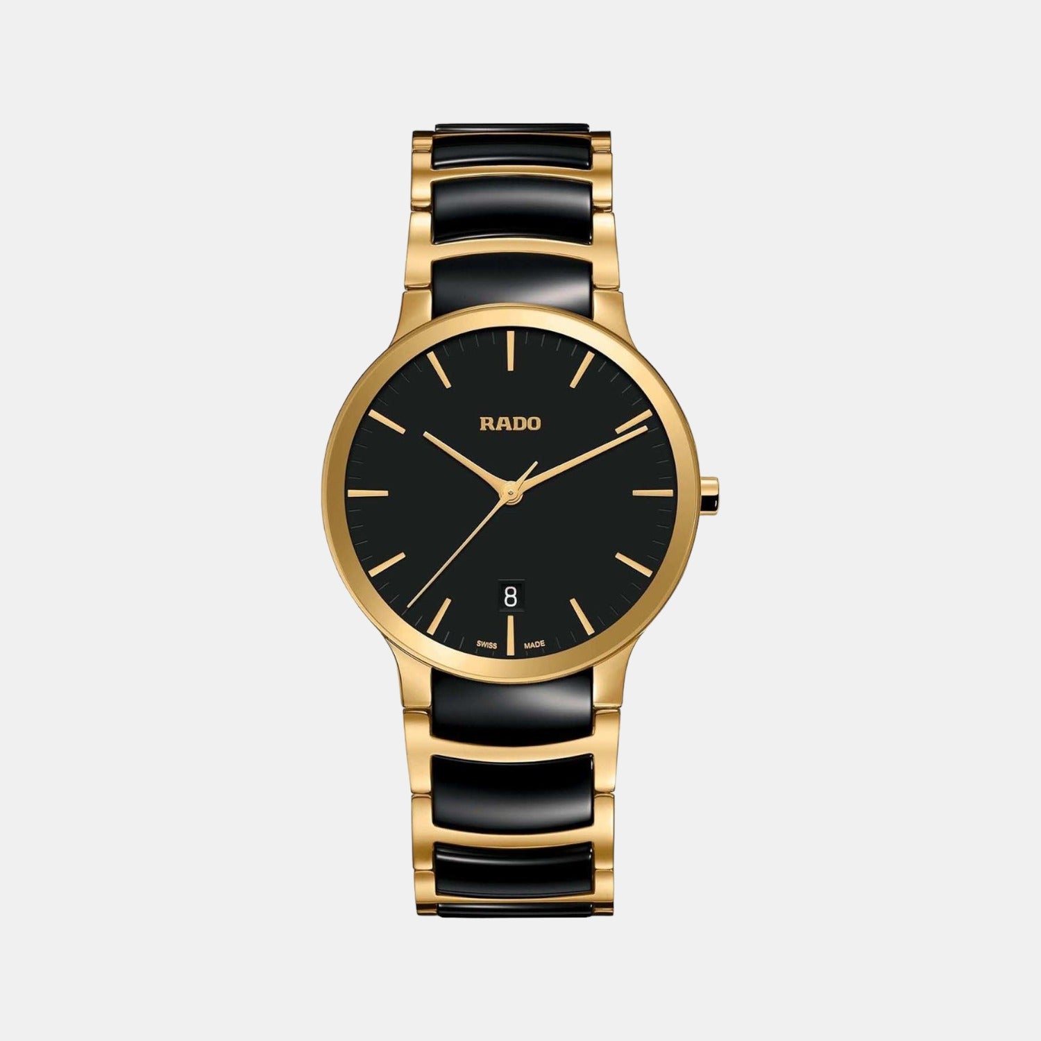 Rado black colour on sale watch