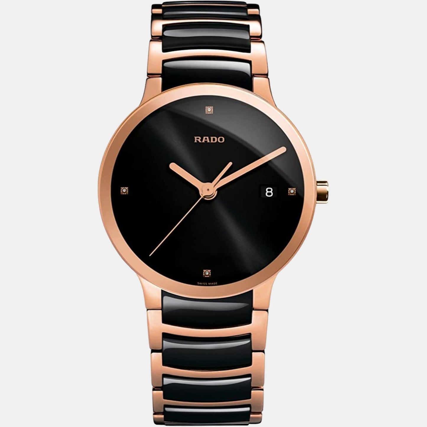 rado-stainless-steel-black-analog-unisex-adult-watch-r30554712