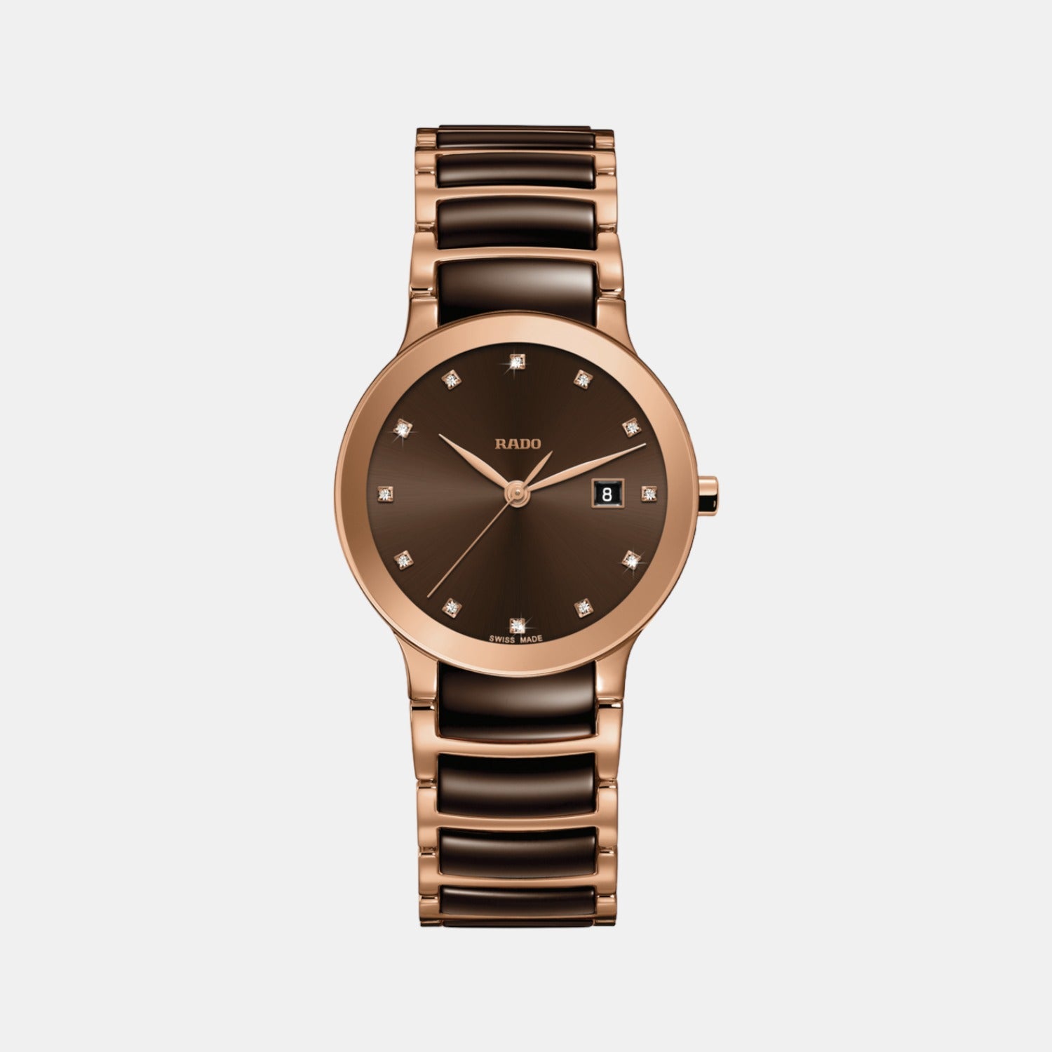 Rado Round Brown Analog watch