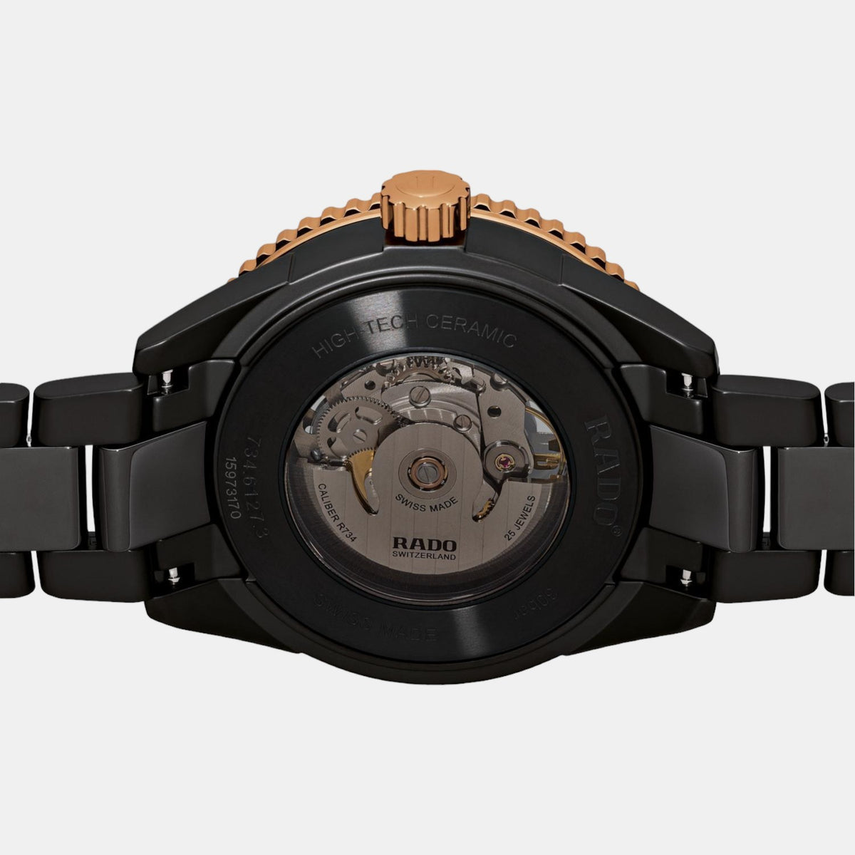 Rado Men Round Black watch