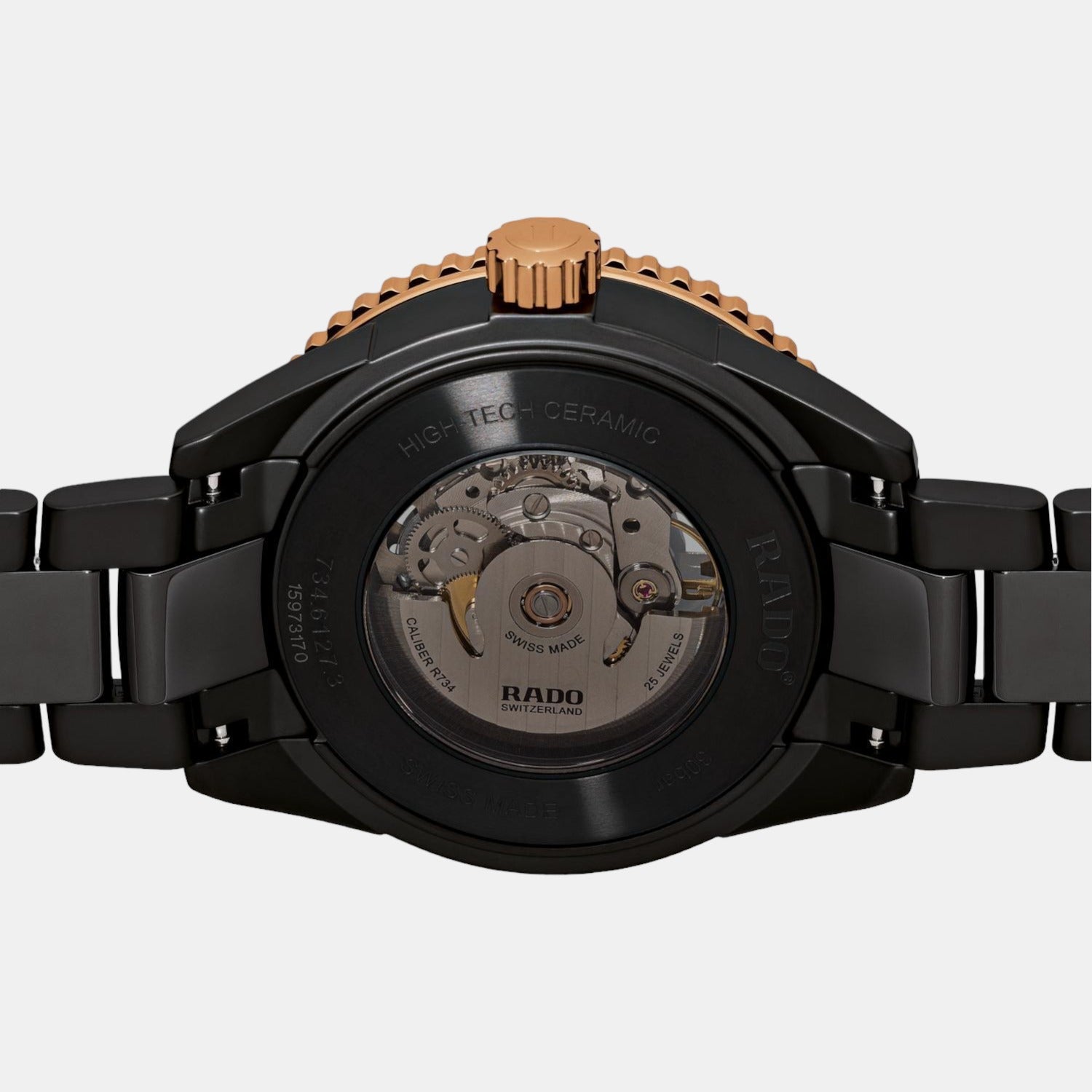 Rado Men Round Black watch