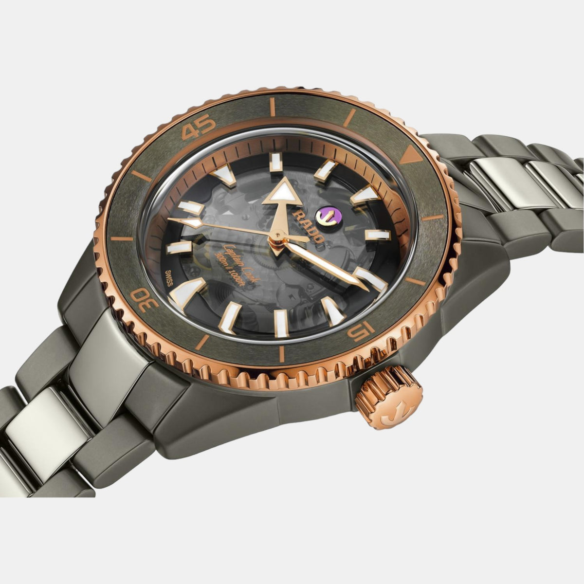 Rado Men Round Black watch