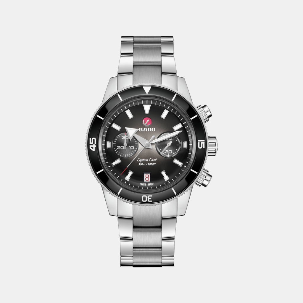 Rado Round Black Chronograph watch