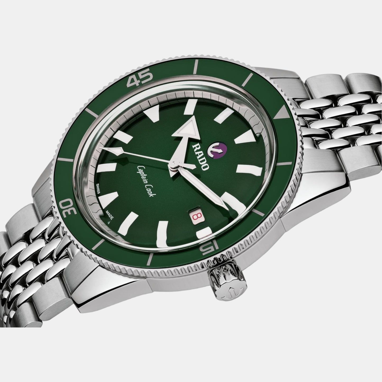 rado-stainless-steel-green-analog-men-watch-r32505313