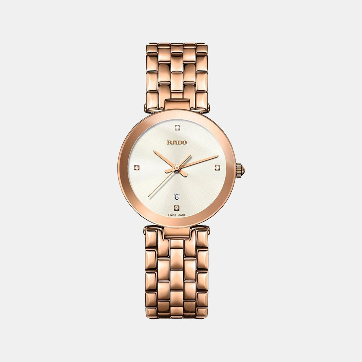 Rado Round Silver Analog watch