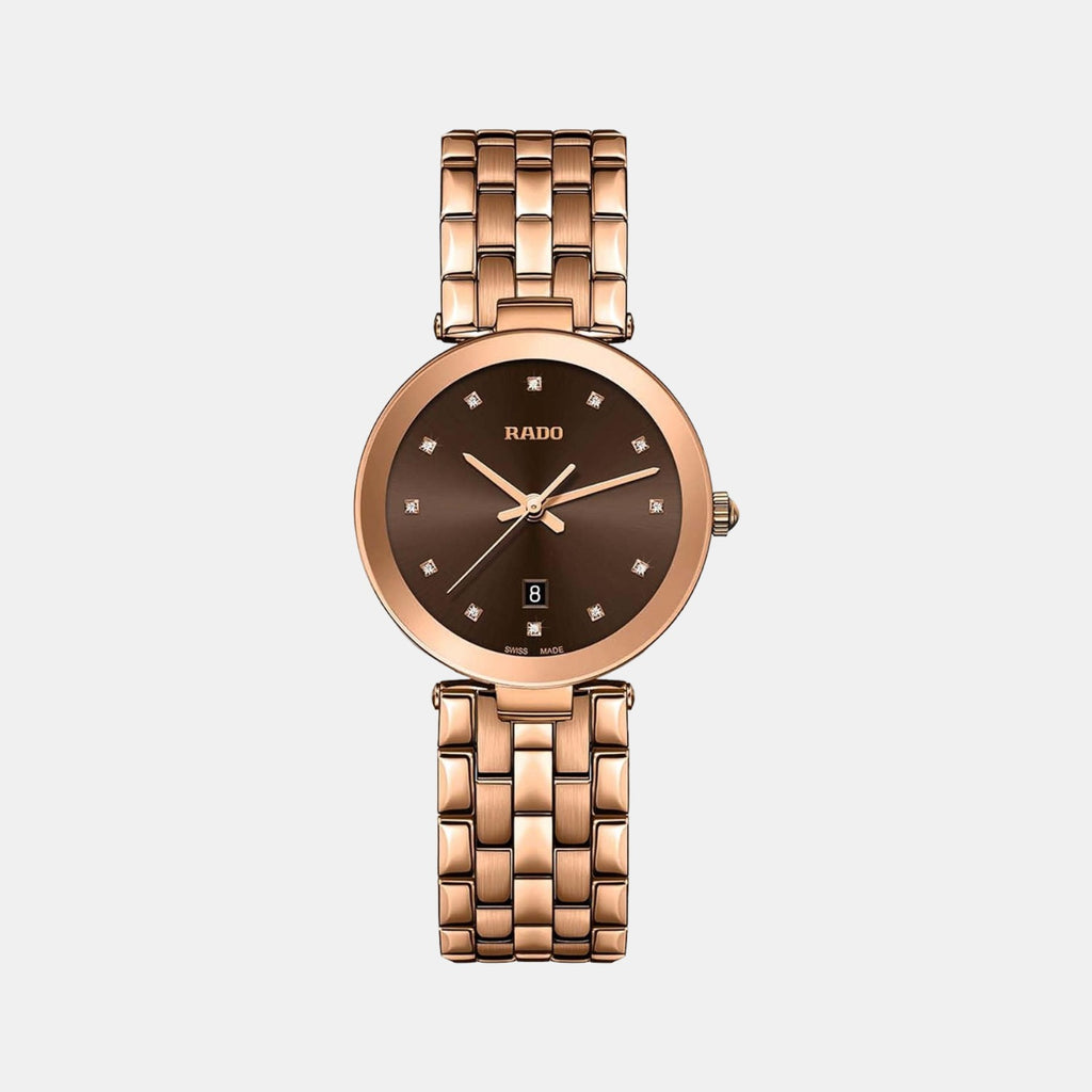 Rado Round Gold Analog watch