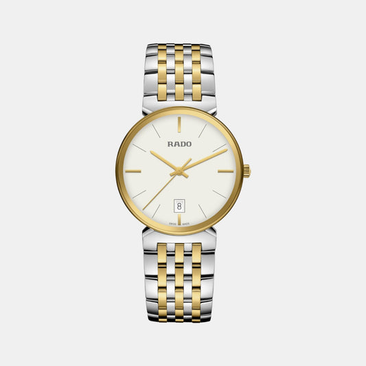 rado-stainless-steel-white-analog-unisex-watch-r48912023