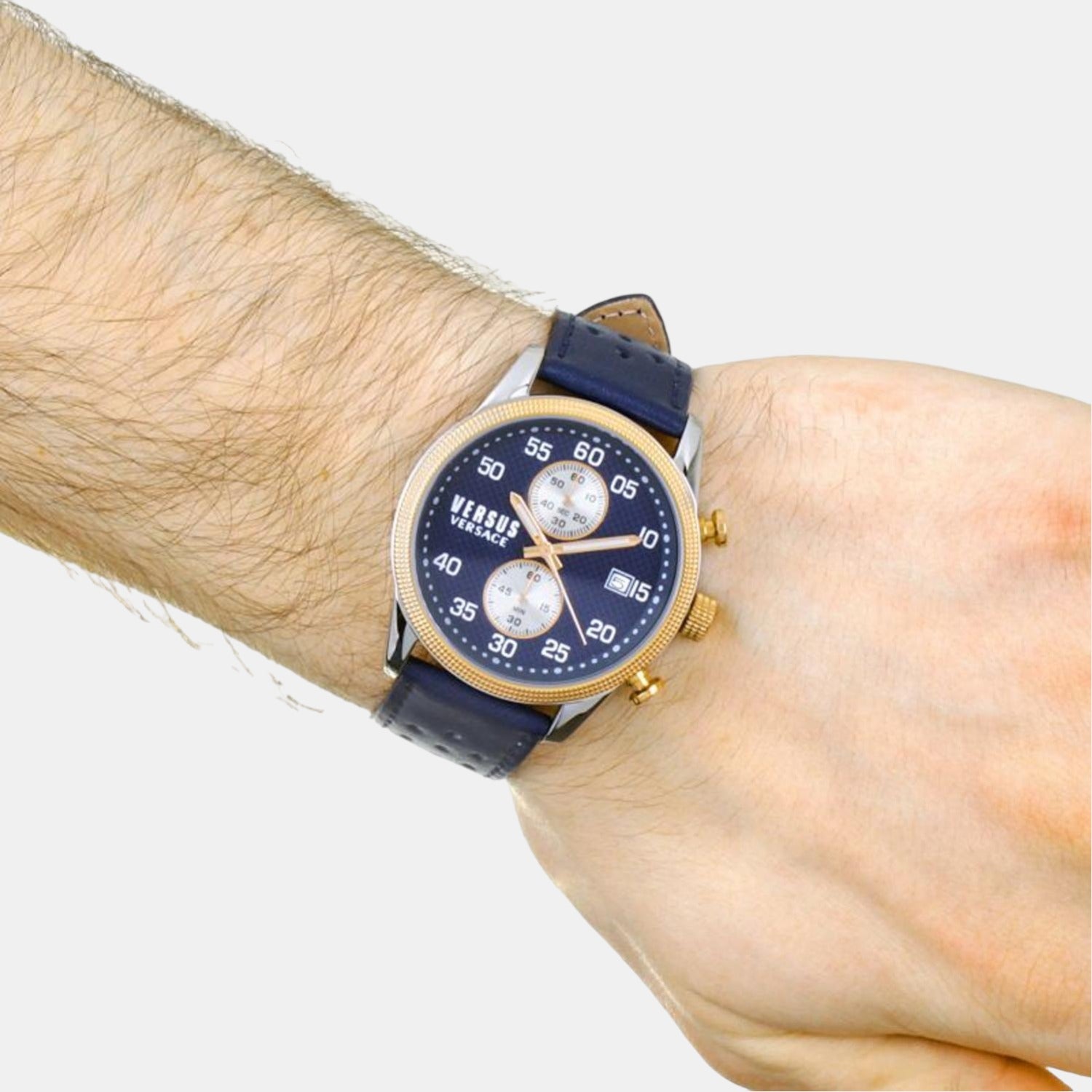 Versus Men Round Blue watch