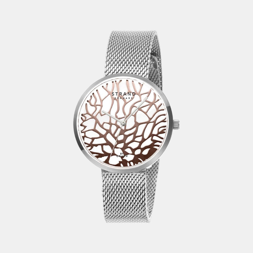 Strand Round Two Tone Analog watch